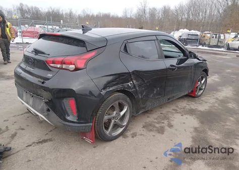 2019 Hyundai Veloster 2.0 z USA, uszkodzony, nr VIN KMHTG6AF3KU006235